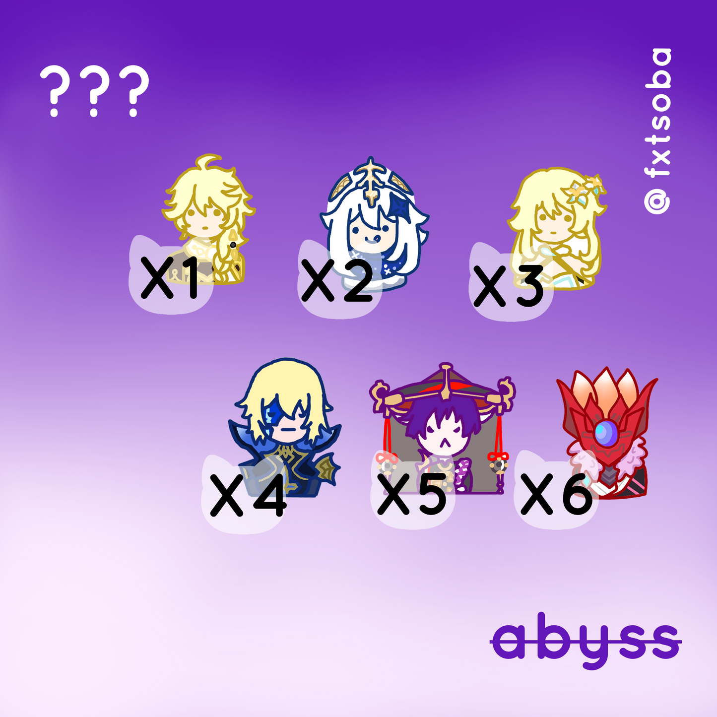 Derpy Genshin Stickers