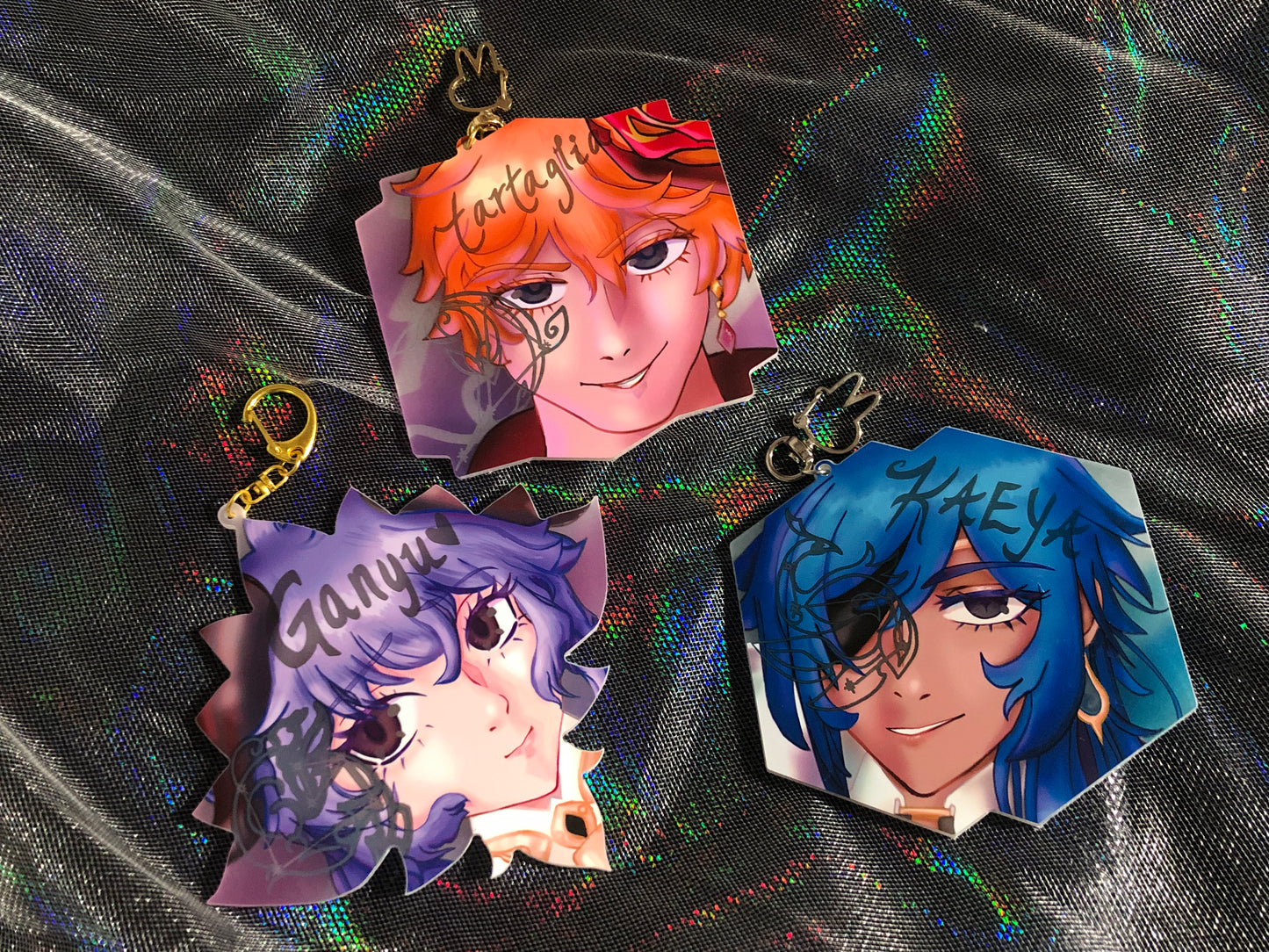 Glow in the Dark Genshin Impact Charms