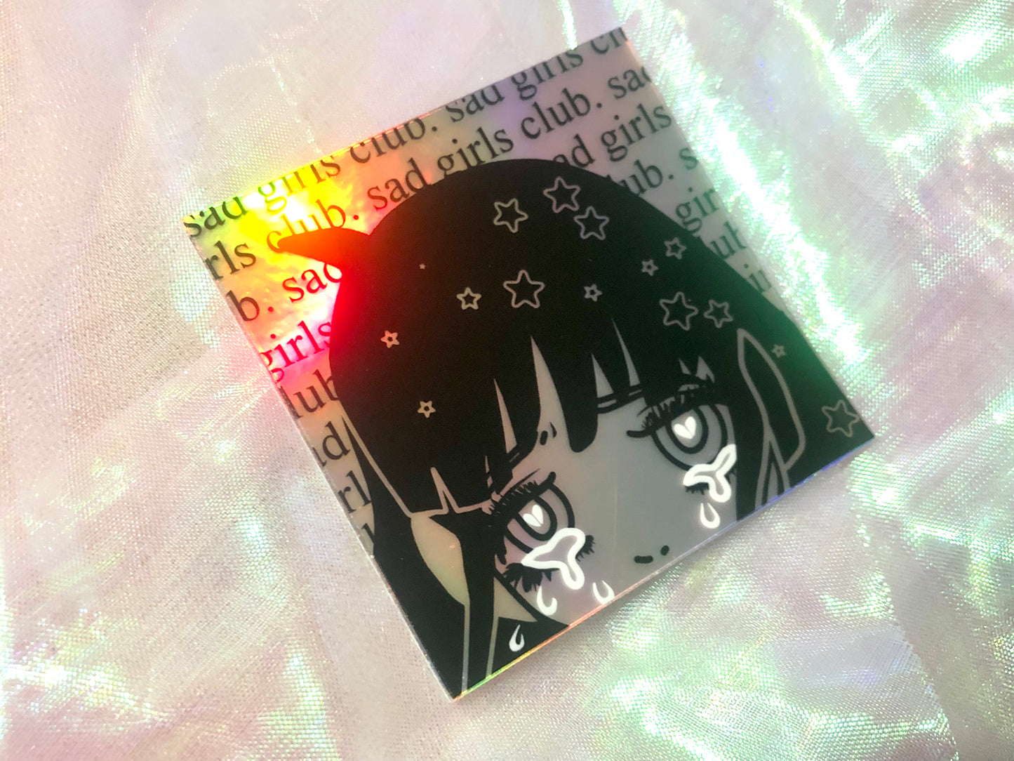 Sad Girls Club Holographic Sticker OC