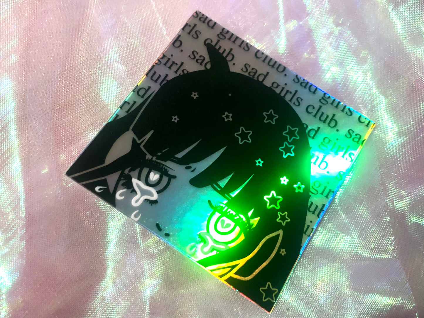 Sad Girls Club Holographic Sticker OC