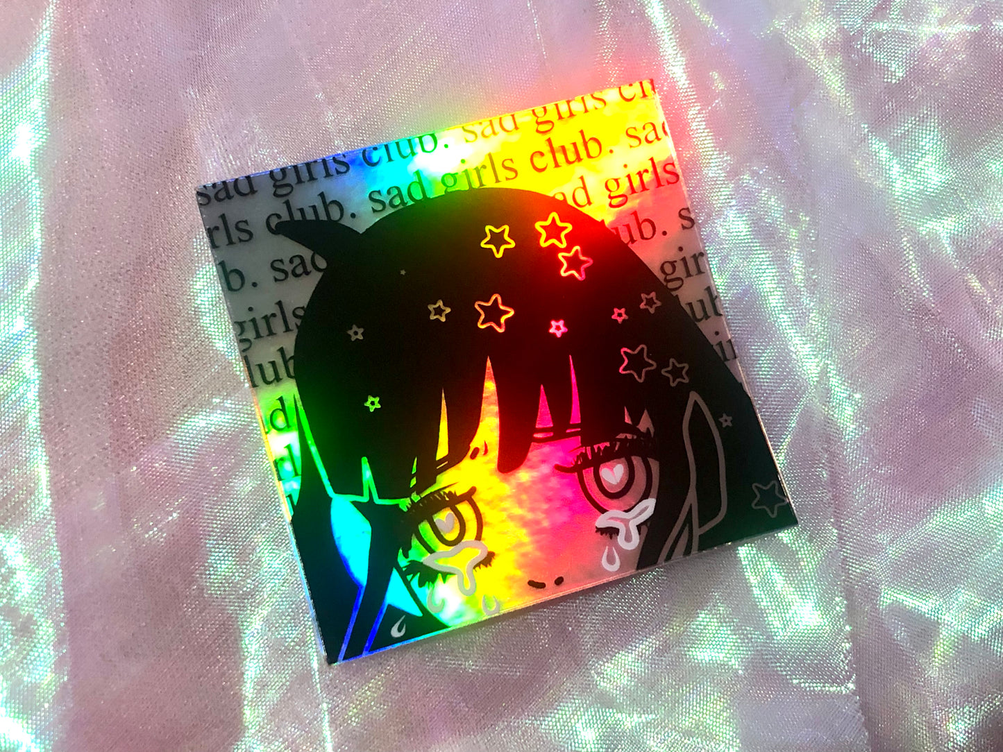 Sad Girls Club Holographic Sticker OC