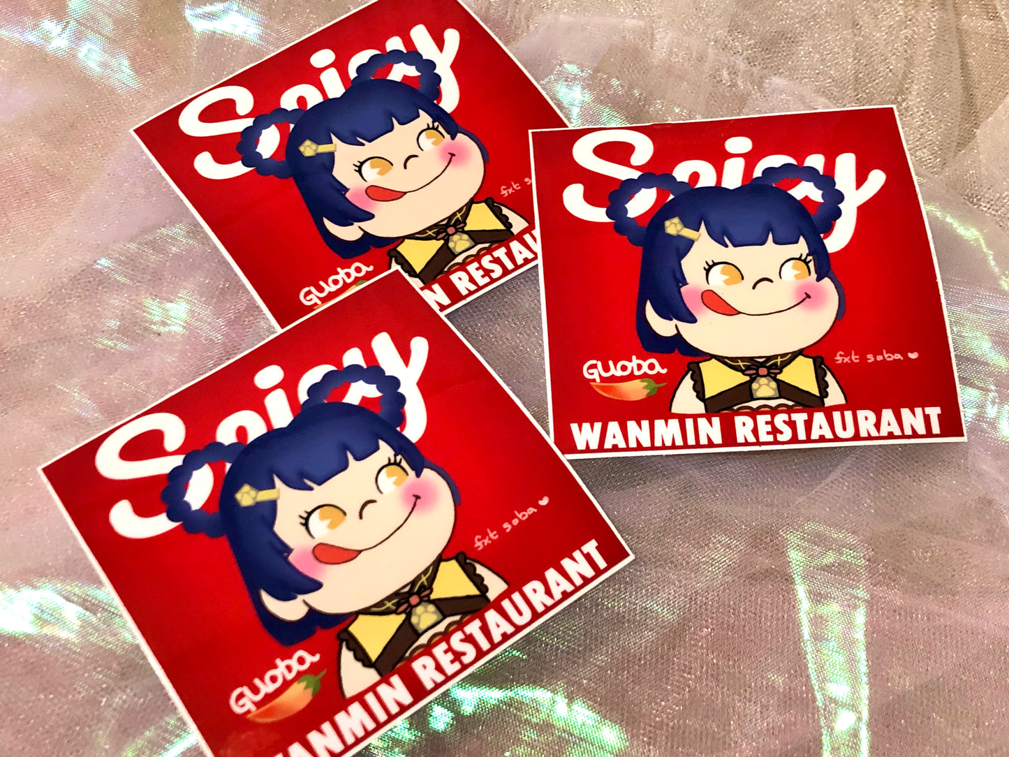 Xiangling Peko Milky Candy Spicy Sticker Genshin Impact