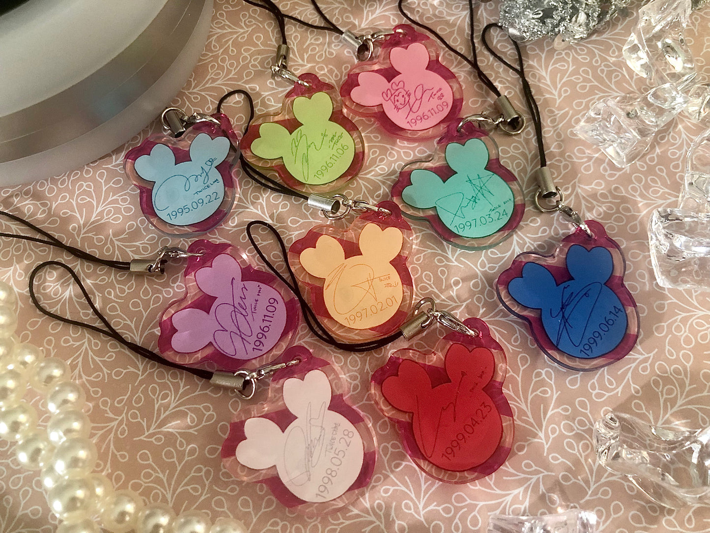 Twice OT9 Kpop Phone Charms