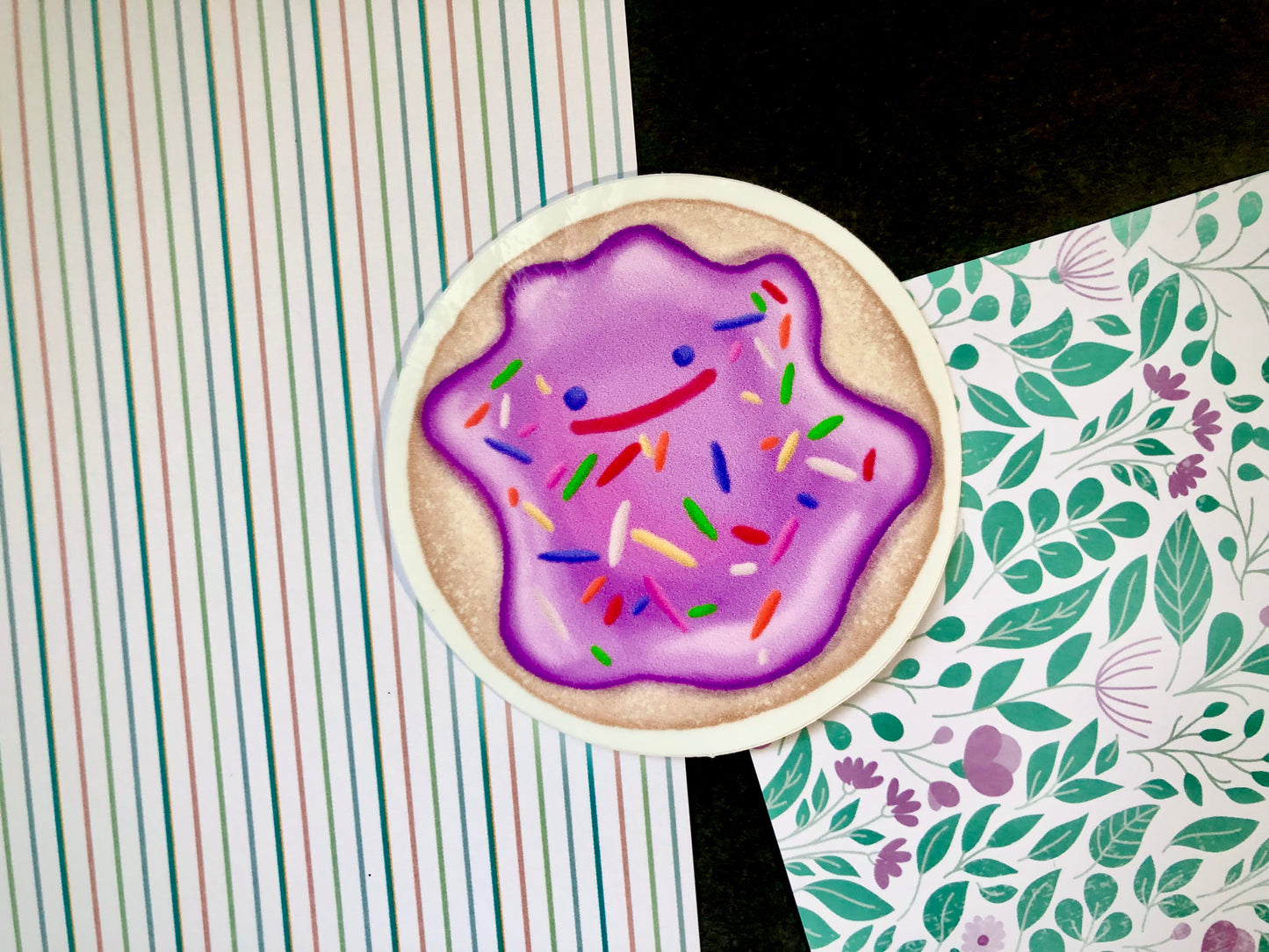 PKMN Ditto and Magikarp Dessert Vinyl Stickers