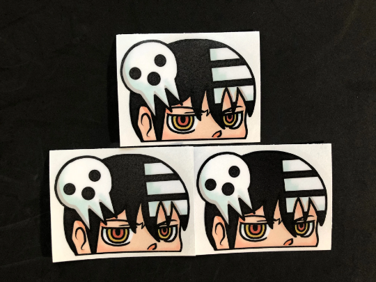 Death the Kid Peeker Sticker