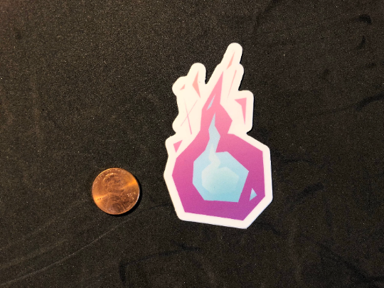 Promare Flame Vinyl Sticker