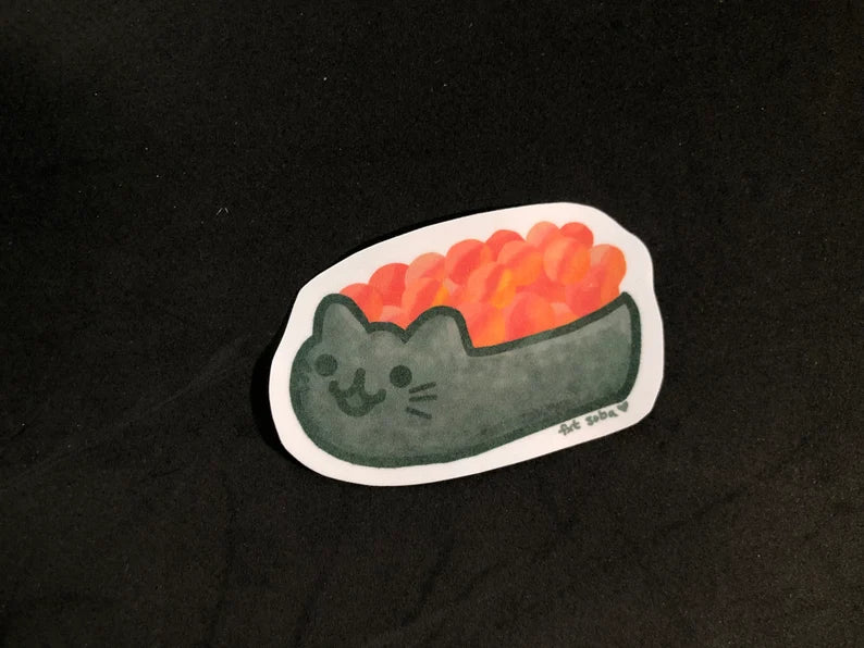 Nigiri Sushi fxt soba OC Cat Stickers