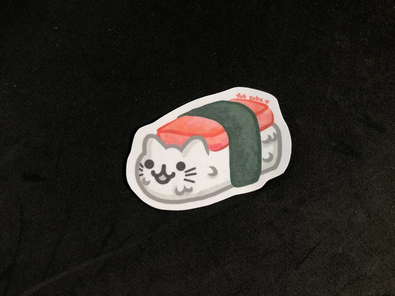 Nigiri Sushi fxt soba OC Cat Stickers