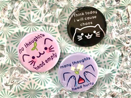 Soba Cat Buttons