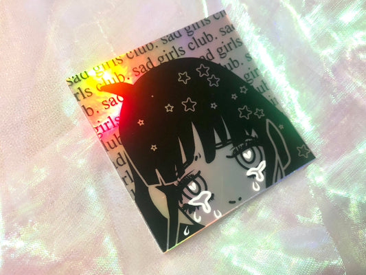 Sad Girls Club Holographic Sticker OC