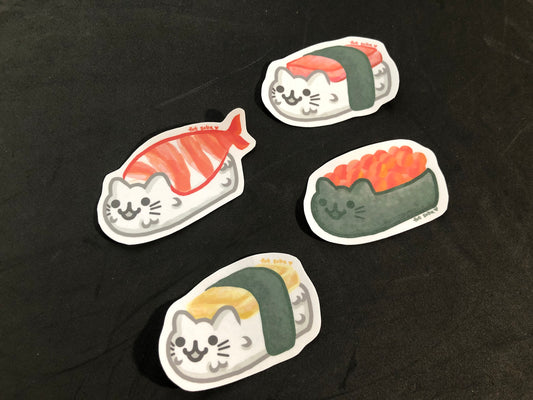 Nigiri Sushi fxt soba OC Cat Stickers