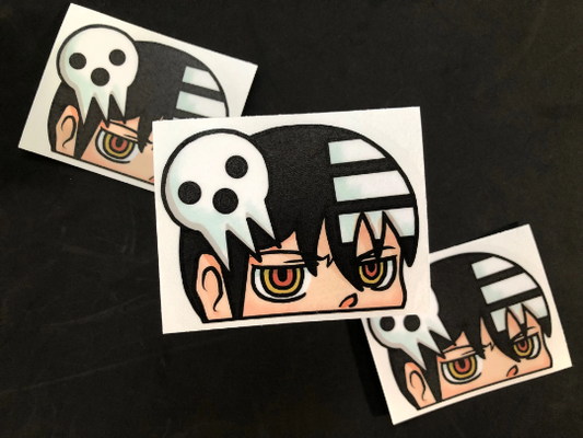 Death the Kid Peeker Sticker