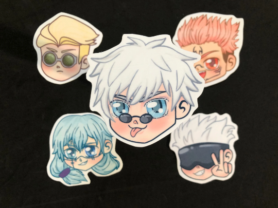 JJK Head Stickers