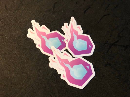 Promare Flame Vinyl Sticker